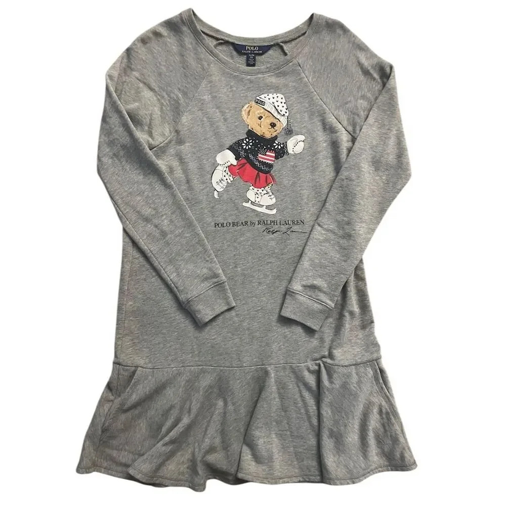 Polo by Ralph Lauren Gray Kids Casual Dress